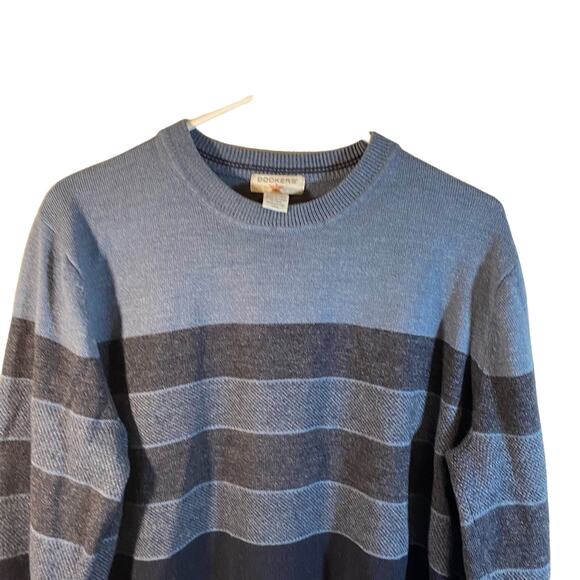 Dockers Blue Long Sleeve Sweater Size Large - Picture 8 of 9